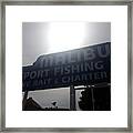 Malibu Sport Fishing Framed Print