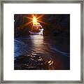 Malibu Starburst Framed Print