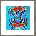 Mambo Crabs Framed Print