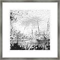 Man In Boat Framed Print