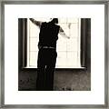 Man In Despair Framed Print