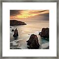 Mangersta Sea Stacks Framed Print