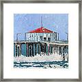 Manhattan Beach Pier Framed Print