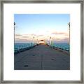 Manhattan Beach Pier Framed Print