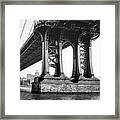 Manhattan Bridge, Afternoon Framed Print