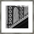 Manhattan Bridge Framed Print