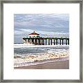 Manhattan Pier With Two Tankers Framed Print