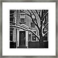 Manhattan Town House Framed Print