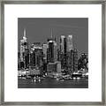 Manhattan Twilight Iv Framed Print
