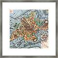 Map: Boston, C1880 Framed Print