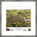 Map Of Clinton Connecticut 1881 Framed Print
