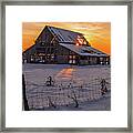 Mapleton Barn Framed Print