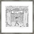 Marathon In The Woods Finish Framed Print