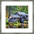 Mabry Mill A Blue Ridge Parkway Favorite Framed Print