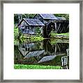 Marby Mill Reflection Framed Print