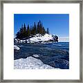 March Blues Framed Print