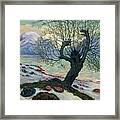 March Morning, Spring Night And Sallow Man Framed Print