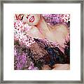 Marilyn Cherry Blossoms Pink Framed Print