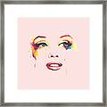 Marilyn T-shirt Framed Print