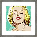 Marilyn Monroe Pop Art Framed Print