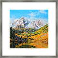 Maroon Bells Framed Print