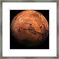 Mars The Red Planet Framed Print