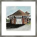 Marshallville Depot Framed Print