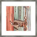 Marsha's Lock Framed Print