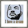 Martin Luther King Framed Print