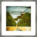 Martini On Fine Summer Day Framed Print
