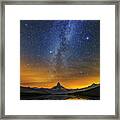 Materhorn Milky Way Framed Print