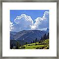 Matterhorn Landscape, Switzerland Framed Print