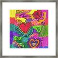 Matters Of The Heart Framed Print