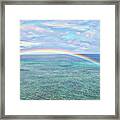 Maui Double Rainbow Framed Print