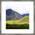 Maui Mountains Framed Print