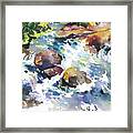 Maui Rapids Framed Print