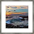 Maui Sunset At Secret Beach Framed Print