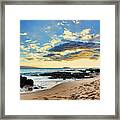 Maui Sunset Panorama Framed Print