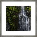 Maui Waterfall Framed Print