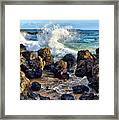 Maui Wave Crash Framed Print