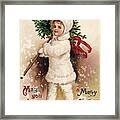May You Have A Merry Christmas Framed Print