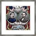 Mcclellan And Pendleton Campaign Poster Framed Print