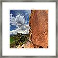 Mcconkie Ranch Petroglyph 1 - Utah Framed Print