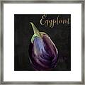 Medley Eggplant Framed Print