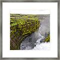 Thundering Icelandic Chasm On The Fimmvorduhals Trail #1 Framed Print