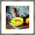 Melon Pears Still Life Framed Print