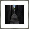 Memorial For The Murdered Jews Of Europe Framed Print