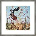 Mendelson's Macrofibers Gone Wild Framed Print