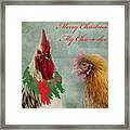 Merry Christmas My Chic-a-dee Framed Print