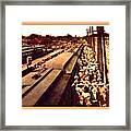 Merrymakers Arriving At The Coney Island Subway Terminal, 1920 Framed Print